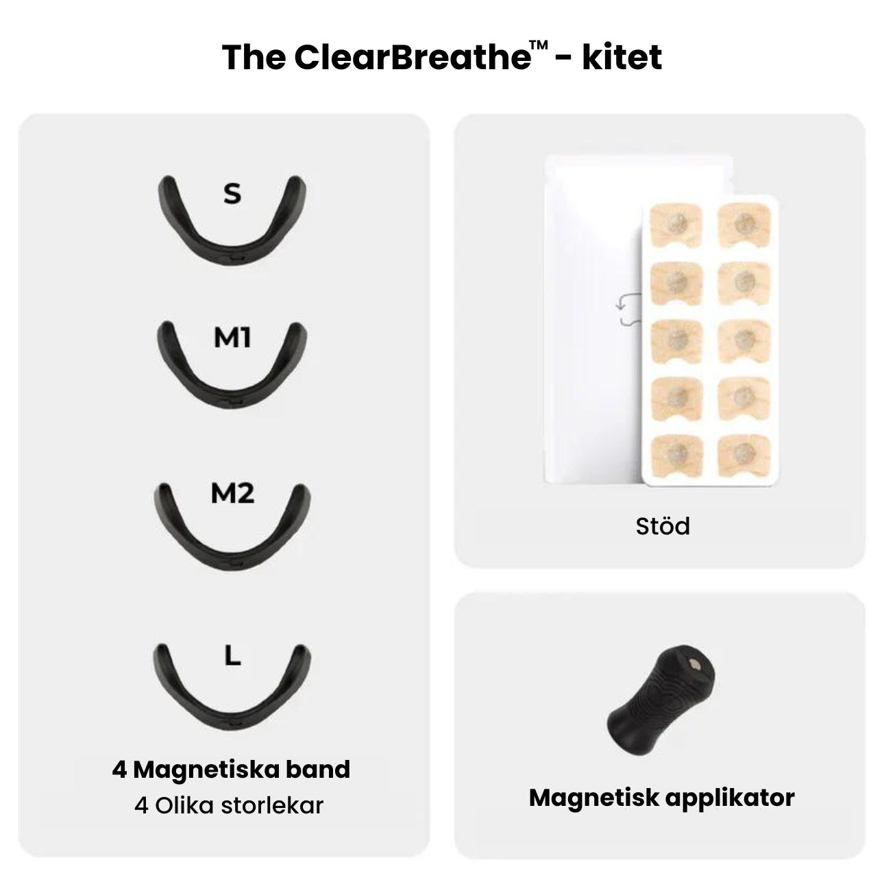 TheClearBreathe™ - Magnetisk Näsremsa